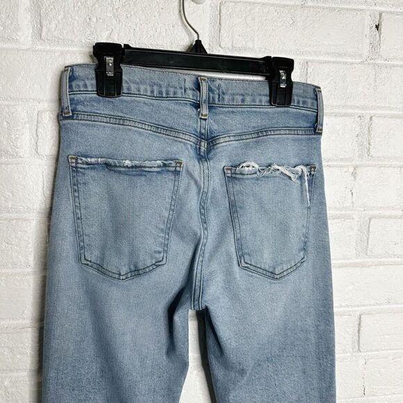 Agolde Toni Mid Rise Skinny Leg Jeans In Daylight Light Wash size 25 - Picture 3 of 7